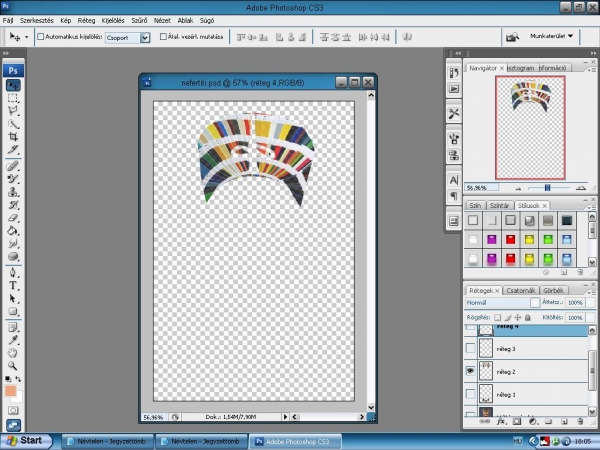 Creation of Nefertiti: Step 4